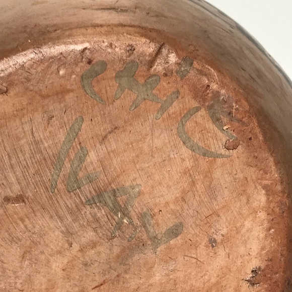 VTG Chile Ivan Pottery Vessel Primitive Hand Painted Wedding Vase Double Spout 8 - Picture 2 of 15